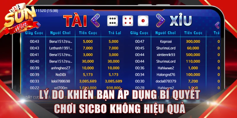 3 lỗi phổ biến cần hạn chế khi tham gia Tài Xỉu