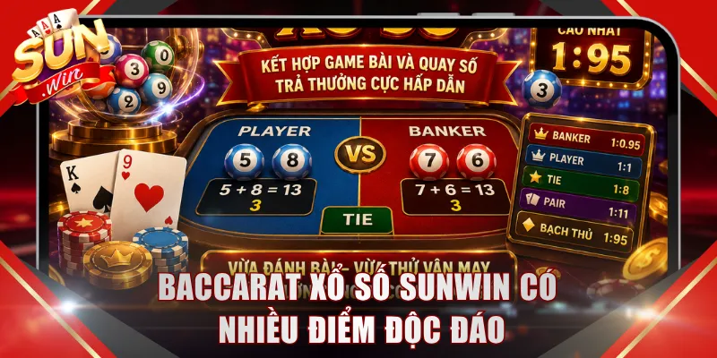 Baccarat xổ số SUNWIN có nhiều điểm độc đáo