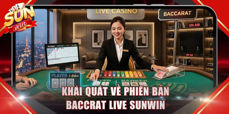Khái quát về phiên bản Baccarat live SUNWIN
