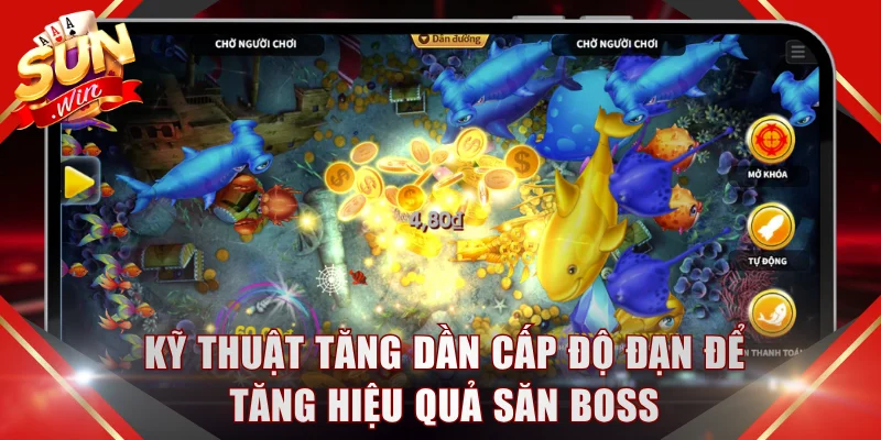 Kỹ thuật tăng dần cấp độ đạn để tăng hiệu quả săn boss