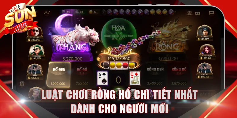 Luật chơi Rồng Hổ chi tiết nhất dành cho người mới