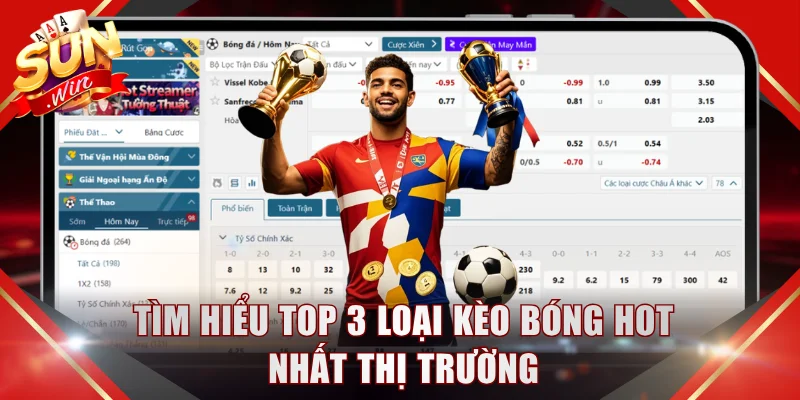 Tìm hiểu top 3 loại kèo bóng hot nhất thị trường