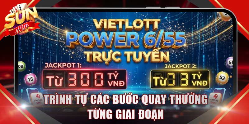Trình tự các bước quay thưởng từng giai đoạn